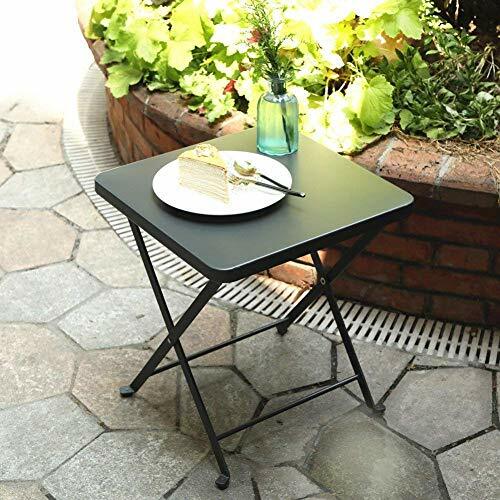 PHI VILLA Folding Side Table, Foldable Coffee Table, Outdoor Garden Table, Small Klasyczna wyprzedaż
