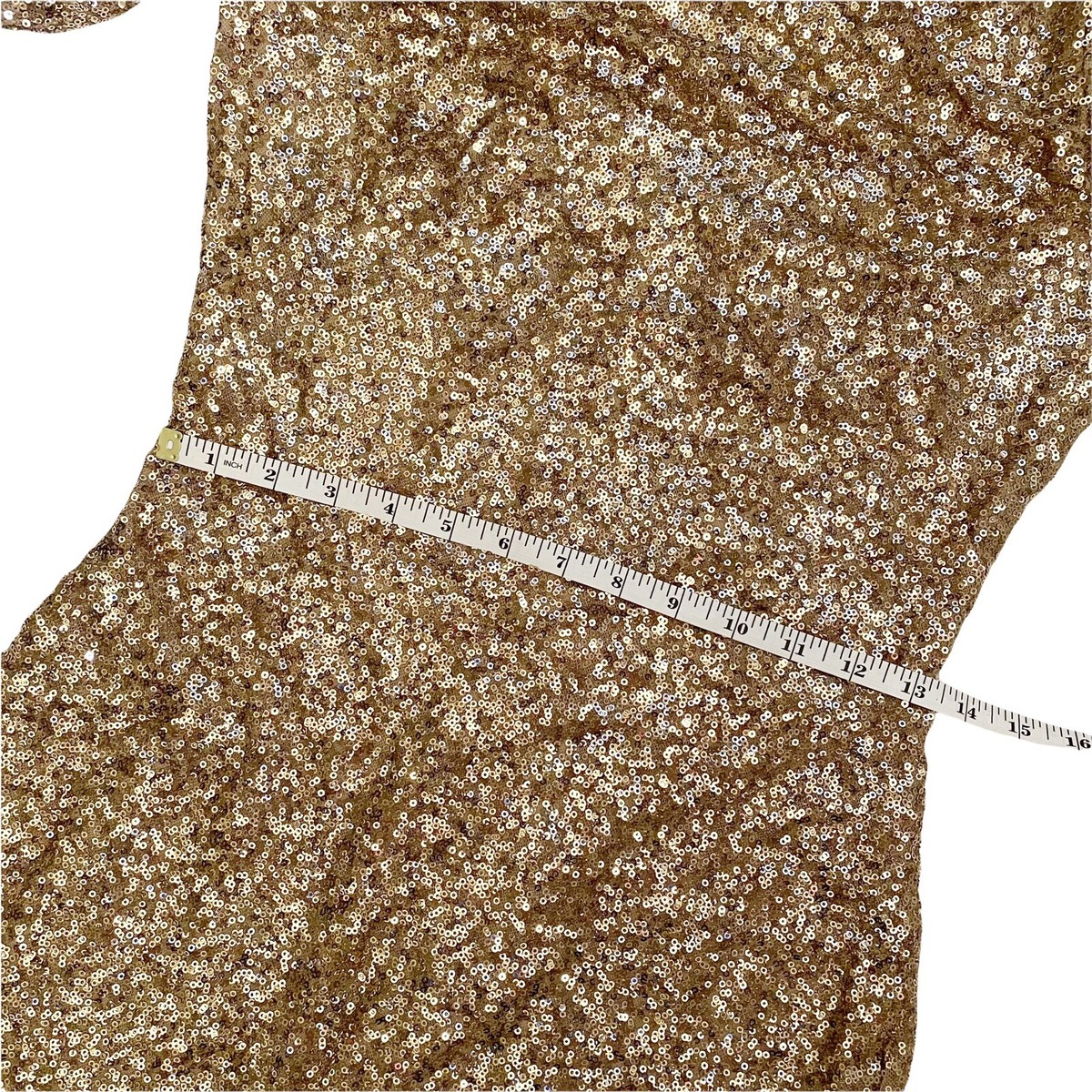 Polo Ralph Lauren Runway Gold Sequin Long Sleeve Dress size 4 Prom/NYE Low  Back | eBay