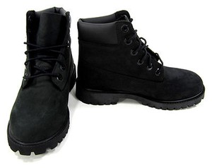 black timberlands junior