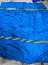 Retro 70s Blue Shower Curtain 60WX72H Cute Vintage Lovely For Bathroom Bathtub