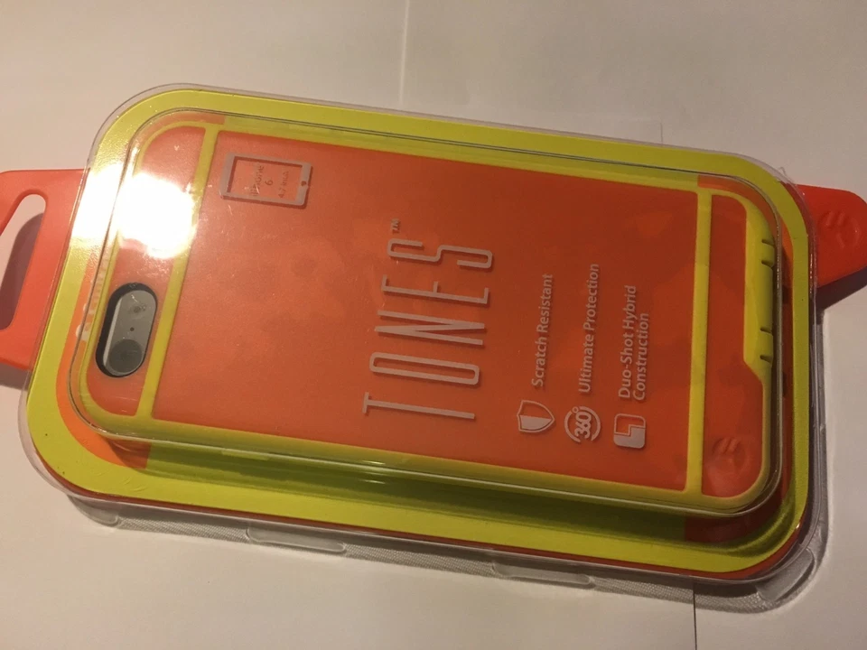 Funda Protectora Tonos iPhone 6, 6S Naranja Brillante Brillo AP-11-113-16 SwitchEasy Foto 3 de 3