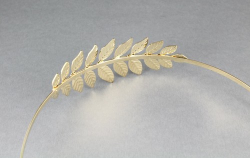 Laurel Leaf crown Leaves headband hair band greek toga roman costume - 第 6/47 張圖片