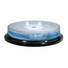 PLEXDISC 645-212 50 GB 6X Blu-ray Double Layer White Inkjet Recordable Disc B...