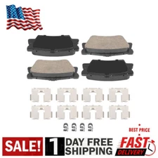 Rear Ceramic Brake Pads for Toyota Camry RAV4 Avalon Matrix ES350 ES300h Vibe US