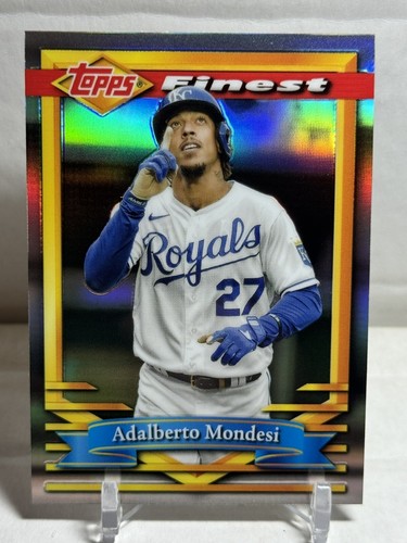 2021 Topps Finest Flashbacks Adalberto Mondesi Refractor #6 Royals