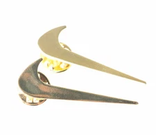 Custom Metal Nike Swoosh Pins 1.5”