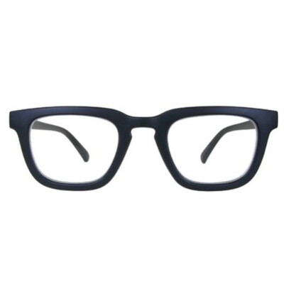 Lesebrille eckig rechteckig schwarz blau Schildkröte gummierte Optik 1 2