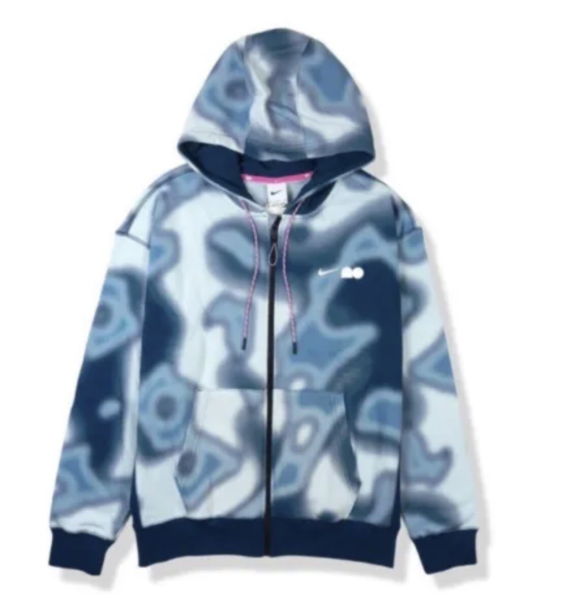 Nike Naomi Osaka Full Zip French Terry Hoodie Mens L Valerian Blue