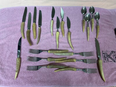 Stag-Othello Solingen Knifes-4 Forks-6 Spoons-4 Knifes -6 Total-20 Pieces