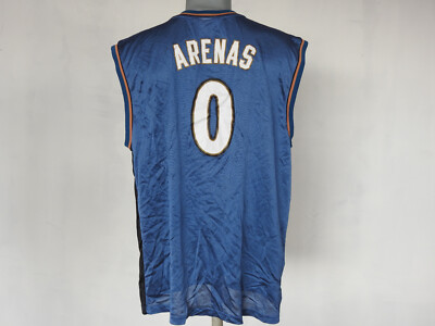 NBAユニフォーム Washington Wizards Arenas Washington Wizards Jersey Adidas #0 Arenas Blue Shirt Size XL NBA