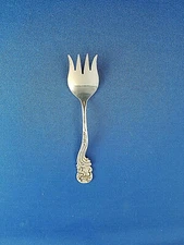 Antique Frank Whiting Marquis Sterling Silver Ramekin Fork 5" No Mono
