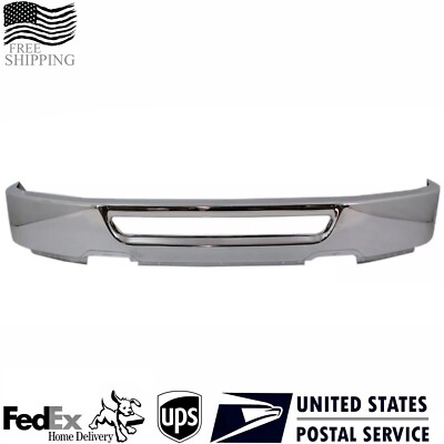 New Front Bumper  w/ Air Holes Chrome Steel  For 2006-2008 Ford F-150