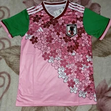 RARE Japan Soccer Jersey Special Pink Flowers Concept Edition S,M,L,XL,XXL