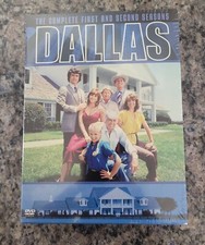 Dallas The Complete 1st  2nd Season 1  2 DVD 5-Disc Set NEVER TRUST STOCK PICS