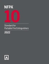 NFPA 10 2022 Standard for Portable Fire Extinguishers Edition Paperback usa st.