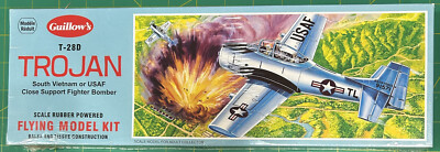 Guillows North American T-28D Trojan Flying model kit fighter bomber 