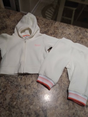 Hugo Boss J05648 A80 Hooded Baby/'s Tracksuit Dark Grey