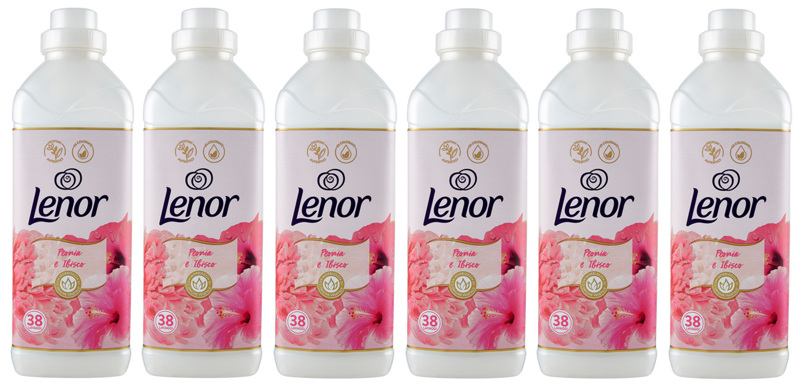 Multipack Lenor Ammorbidente Peonia 6x874ml: Freschezza Professionale