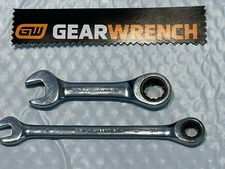 Gearwrench  Ratcheting Wrench  SAE or Metric Combination. Standard or stubby