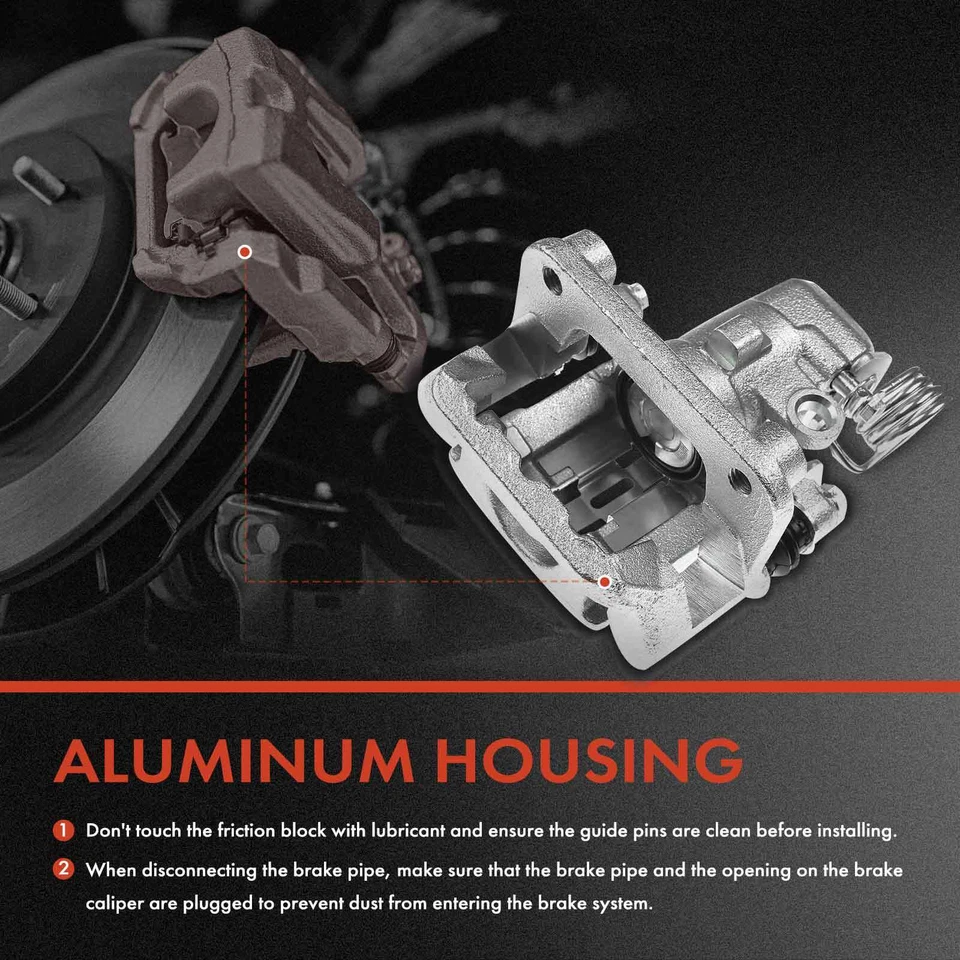 Rear Disc Brake Caliper & Ceramic Brake Pad for Ford Mustang 1994-1998 SVT Cobra - Image 4 of 4