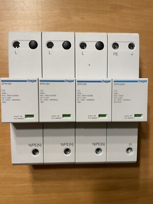 Hager  Kombiableiter SPN180 / SPN180N Überspannungsschutz Ableiter 25kA 100kA