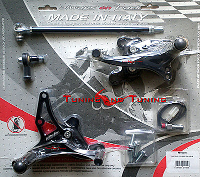 Fußrastenanlagen Valtermoto TYP1.5 FÜR TRIUMPH SPEED TRIPLE 1050 2005>2010 PET04