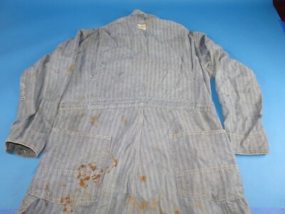 70’s Vintage OSHKOSH Denim Coverall:40R 70's Vintage OSHKOSH Denim Coverall:40R VTG 70s 80s Mens Osh Kosh