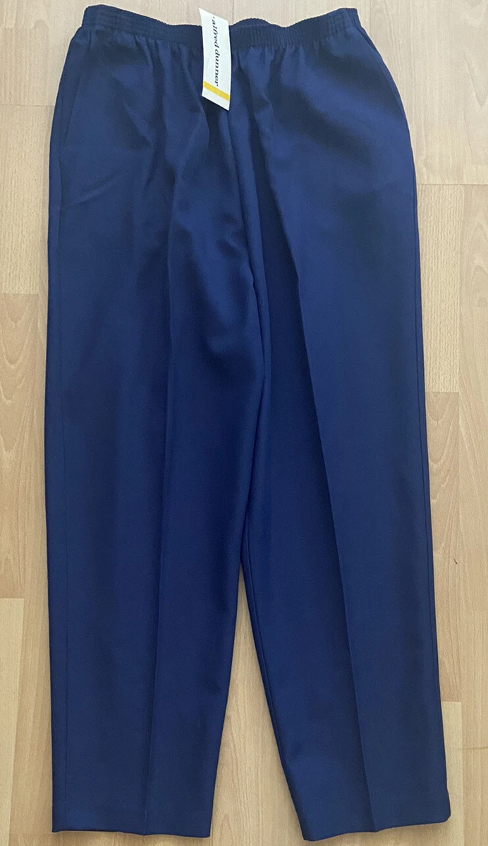 Alfred dunner navy pants sale