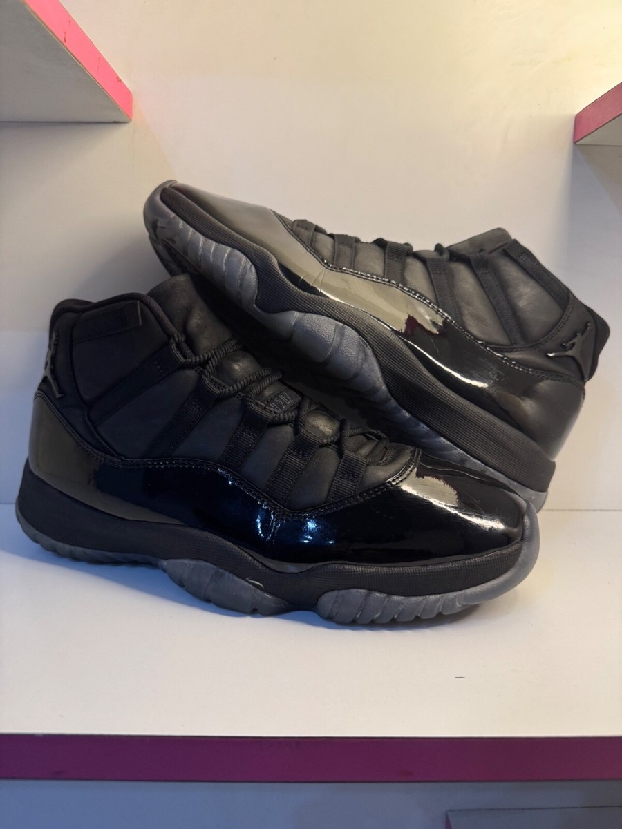 Nike Air Jordan Retro 11 Cap \u0026 Gown Triple Black Men's Size 10US | eBay