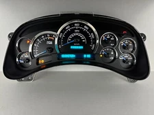 03-05 Escalade Platinum Speedometer Instrument Gauge Cluster White LED