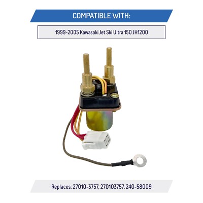 Starter Relay Solenoid for Kawasaki Jet Ski Ultra 150 JH1200