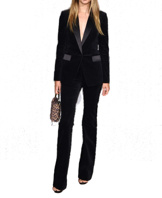 Designer black tuxedo Jacket, two piece velvet suit, celebrity blazer For women | eBay Designer black tuxedo Jacket, two piece velvet suit, celebrity blazer For women | eBay
