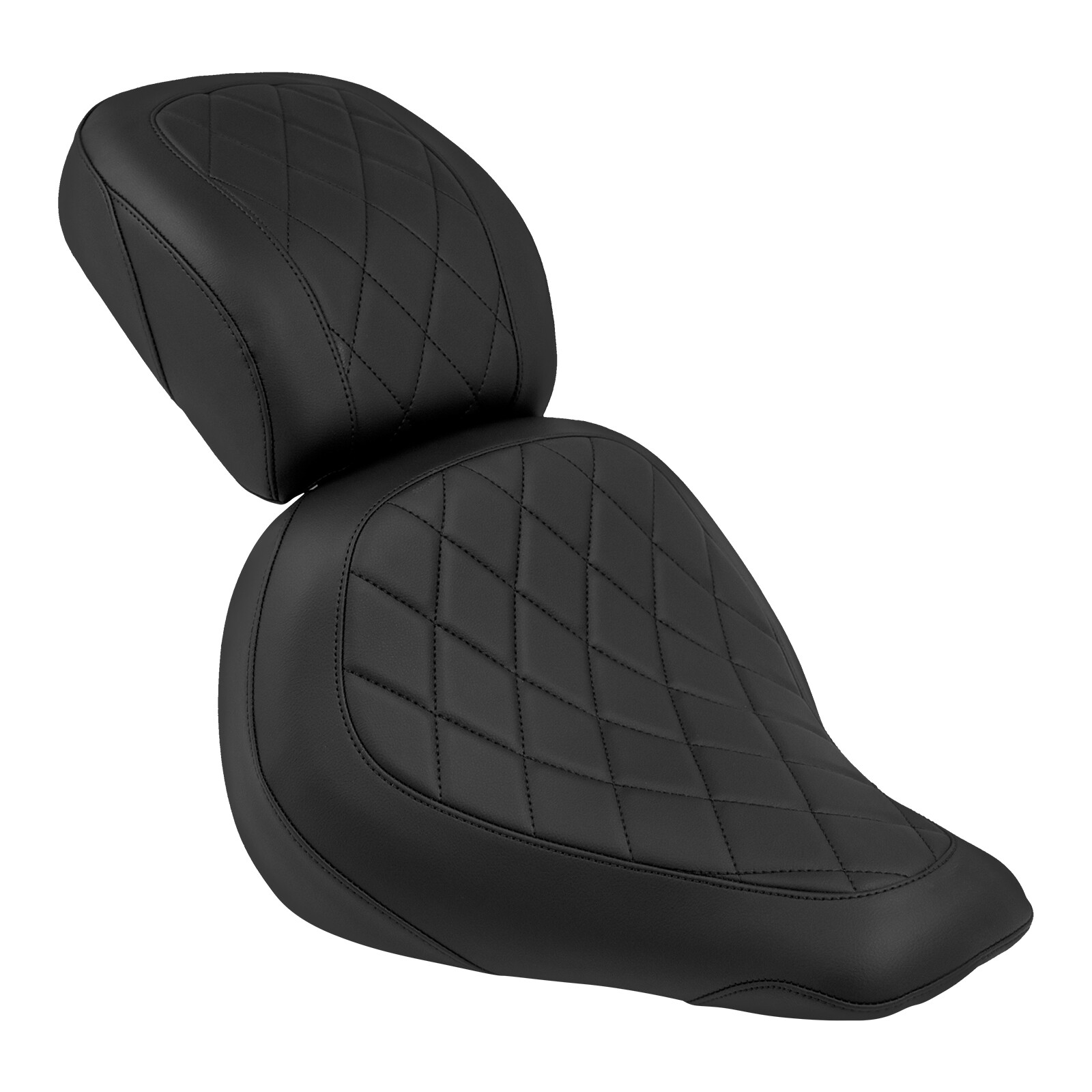 Black Driver Passenger Seat For Harley FLFB Fat Boy 18-2023 FXBR Breakout 23-24