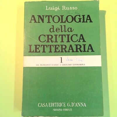 ANTHOLOGIE DER RUSSISCHEN LITERATURKRITIK VON ANNA 1958