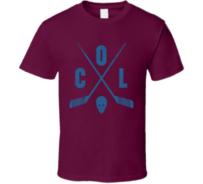 Col Colorado Retro Hockey T Shirt