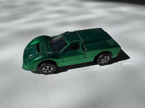 ORIGINAL OWNER HOT WHEELS REDLINE 1967 FORD J CAR U.S. GREEN EARLY VERSION - Picture 1 of 15