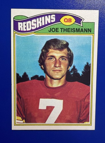 Joe Theismann #74 1977 Topps card