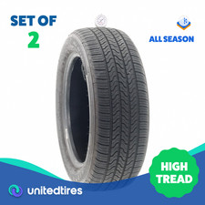 Set Of 2 Used 20555r16 Firestone All Season Firestone 91h - 8.532