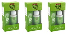 BL Ors Olive Oil Lace Wig Glue Lasting Hold 1.3oz X 3 Packs