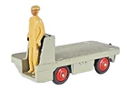 Dinky 14a Electric Factory Truck Vtg Diecast Model Grey Red Hubs Driver Unboxed.