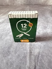 Kedudes Dustless White Chalk  Non Toxic  12 Pack