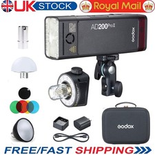 GODOX AD200ProII TTL Flash Strobe AD-S2 Reflector AD-S11 Filters AD-S17 Diffuser