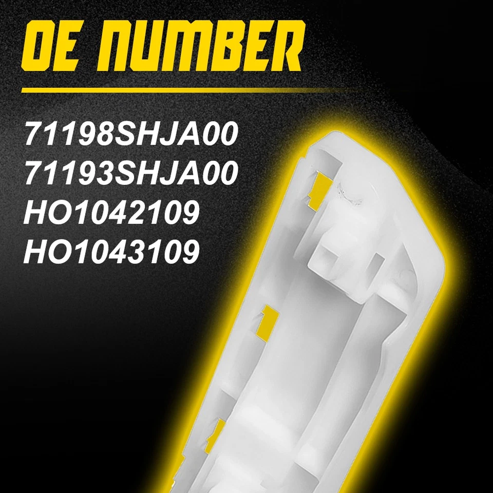 Soporte espaciador de parachoques blanco para Honda Odyssey 2005-2010 delantero izquierdo derecho 2-20X Foto 3 de 4