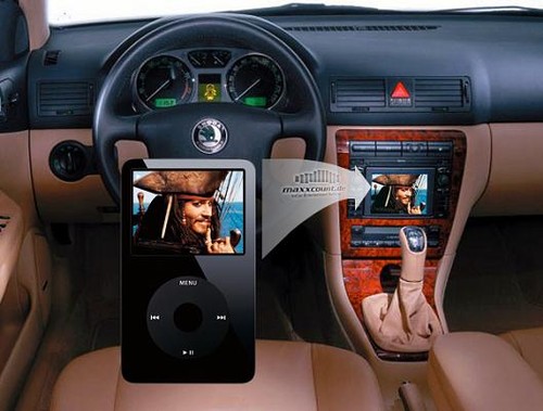 Video Audio Interface 2x Video-IN steuerbar für Skoda Columbus mit OEM Kamera - Picture 2 of 2