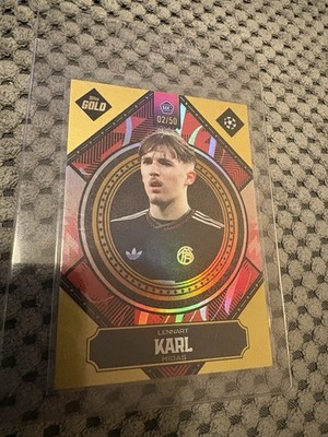 Topps 2025/26 Ucc Gold Lennart Karl Midas Numberd 02/50