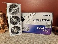 ASRock Intel Arc B580 Steel Legend OC White -...