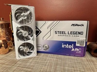 ASRock Intel Arc B580 Steel Legend OC White - Open Box, Mint, Receipt!  