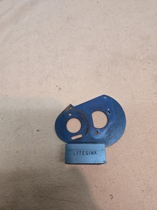 Vintage Team Associated RC10 Litesink Motor Plate Lightspeed Rare Blue AE Used