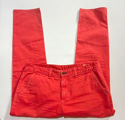 Rag & Bone, rag & bone Vintage Sport Coral Twill Chino Pants Slim Straight Pockets Men’s 34