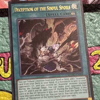 Deception of the Sinful Spoils MP25-EN113 2025 Mega-Pack 1st Edition